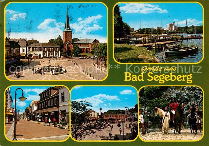 Bad Segeberg Stadtplatz Kirche Hafen Fussgaengerzone Karl May Spiele