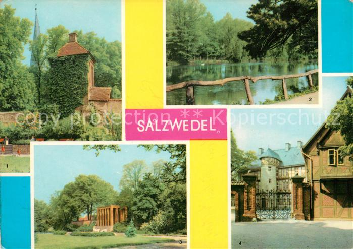Salzwedel Hungerturm Park des Friedens Burggarten Danneilmuseum