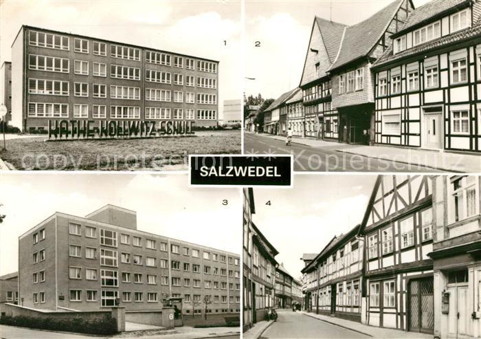 Salzwedel Kaethe Kollwitz Schule Strasse der Jugend Feierabendheim Clara Zetkin