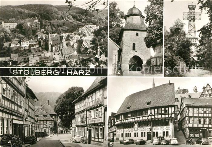 Stolberg Harz Panorama Rittertor Josephshoehe Neustadtstr Rathaus