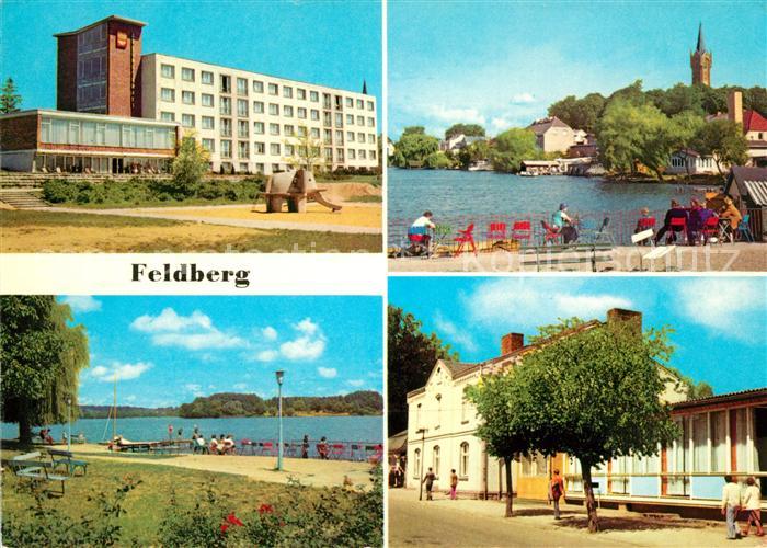 Feldberg Mecklenburg FDGB Erholungsheim Freundschaft Bettenhaus Terrasse Haussee