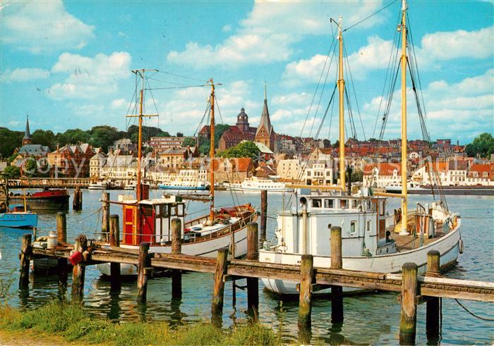 Flensburg Hafen und Stadt