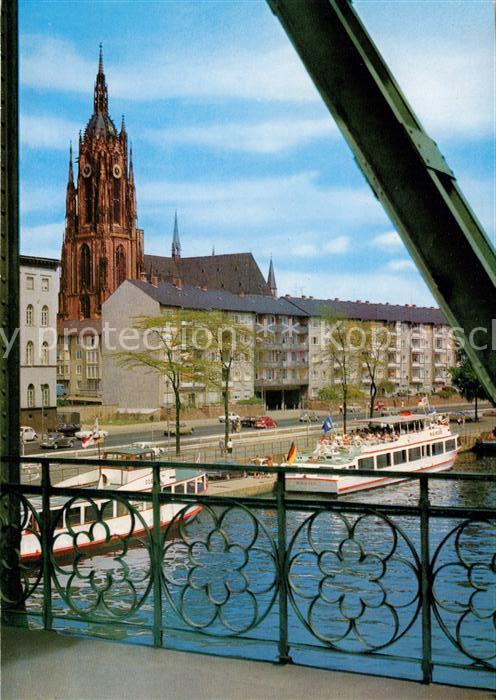 Frankfurt Main St Bartholomaeus Dom am Mainufer