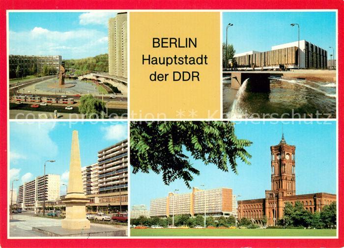 BERLIN CITY Palast der Republik Leipziger Str Rathaus