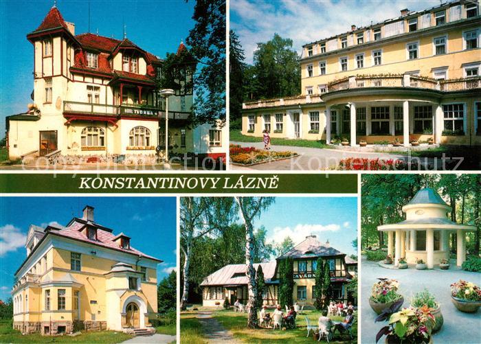 Konstantinovy Lazne Hotel Tvorba Prusikuv ustav Lazensky dum Mir Kavarna Stare l