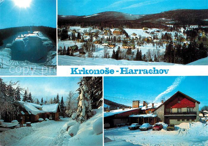 Krkonose Harrachov Skokanske mustky na Certove hole Celkovy pohled z Certovy hor