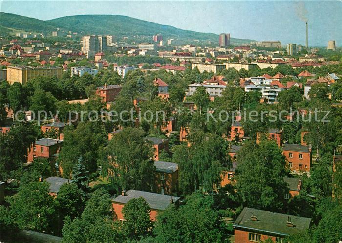 Gottwaldov Tschechien Zahradni charakter mesta je doble patrny v pohledu od ctvr