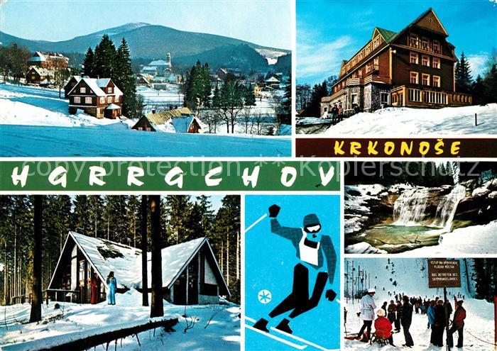 Krkonose Harrachov Sklarska chalupa Bily Horec Vodopad Mumlavy Skokanske mustky