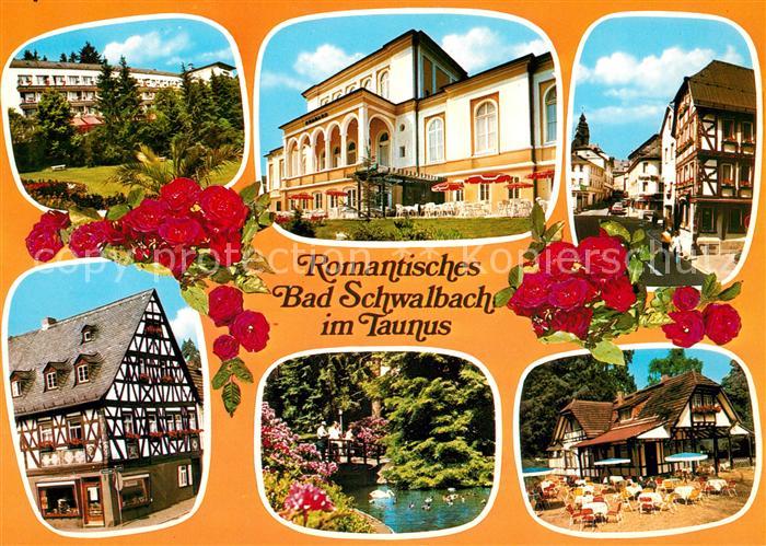 Bad Schwalbach Kursanatorium Kurhaus Adolfstr Kirchstr Fachwerkhaus Kurpark Golf