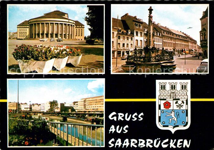SAARBRueCKEN Saarland Theater St Johanner Markt Berliner Promenade