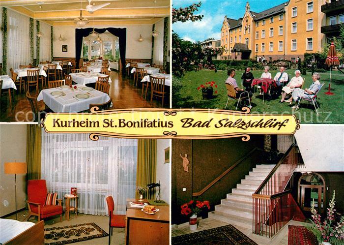 Bad Salzschlirf Kurheim St Bonifatius Speisesaal Park Zimmer Treppenaufgang