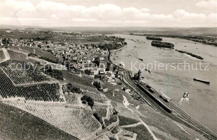 Ruedesheim Rhein Fliegeraufnahme