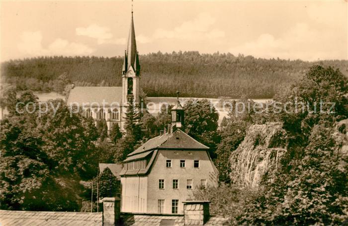 Rechenberg-Bienenmuehle Osterzgebirge Kirche Schule