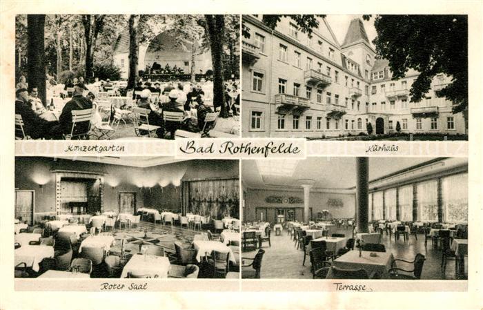Bad Rothenfelde Kurhaus Konzertgarten Roter Saal