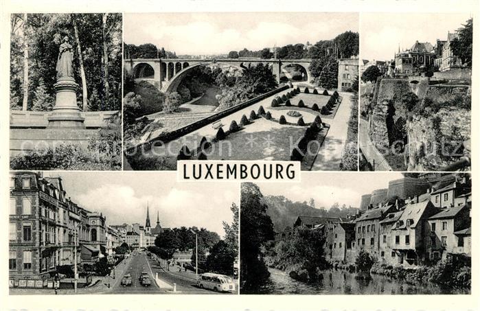 LUXEMBOURG  Luxemburg Denkmal Bruecke