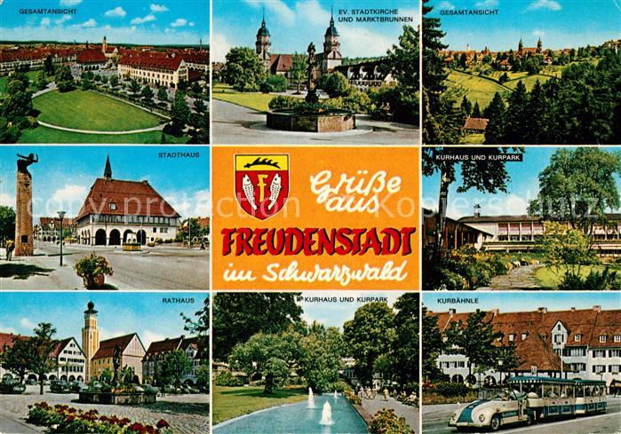 FREUDENSTADT BW Rathaus Stadthaus Ev. Stadtkirche