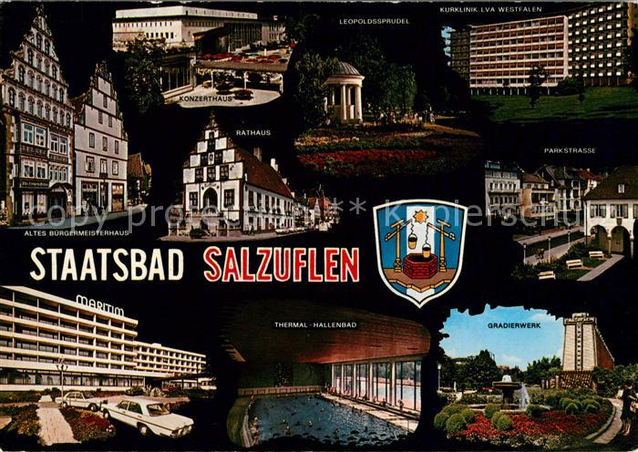 Bad Salzuflen Altes Buergermeisterhaus Gradierwerk Rathaus