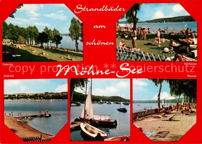 Moehnesee Delecke Suedufer Wamel Koerbecke