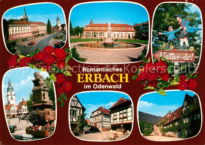 Erbach Odenwald Brunnen Gebaeude