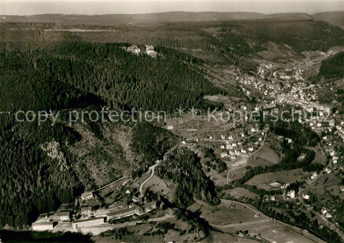 Wildbad Schwarzwald Hotel Quellenhof Fliegeraufnahme