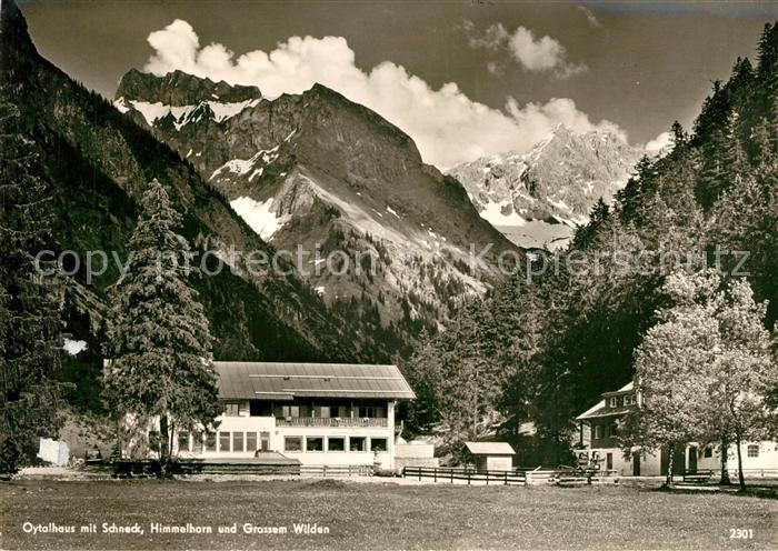 Oberstdorf Berggasthof Oytalhaus Schneck Himmelhorn