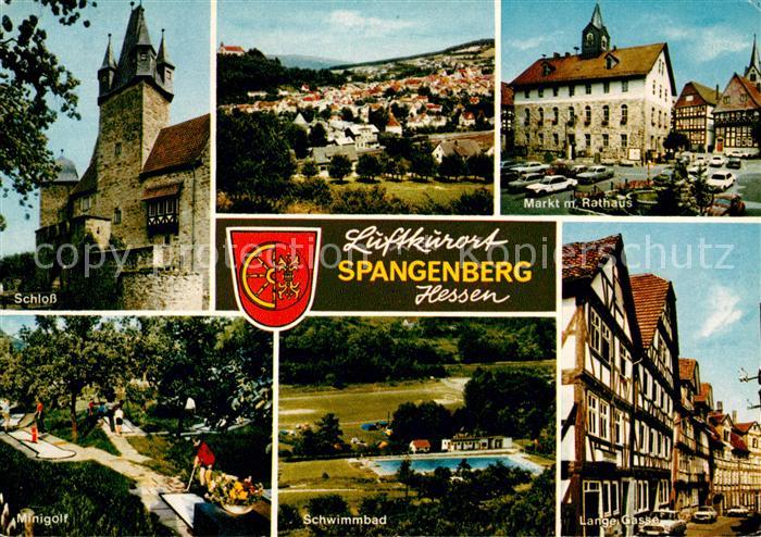 Spangenberg Hessen Markt Rathaus Schloss