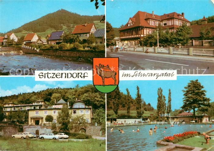 Sitzendorf Thueringen Schwarza Hotel Bergterrasse Hotel Zur Linde