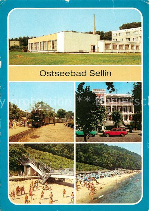 Sellin Ruegen Erholungsheim Klubhaus Haus Sellin Schmalspurbahn