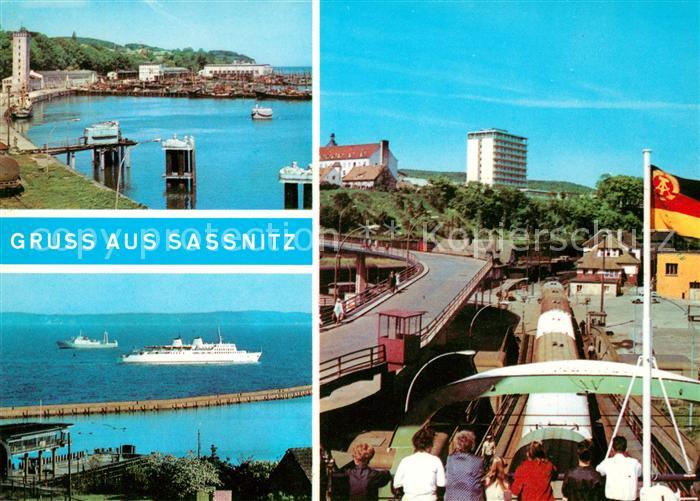 Sassnitz Ostseebad Ruegen Fischereihafen MS Sassnitz