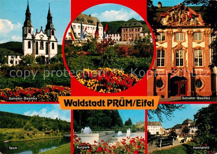 Pruem Eifel Salvator-Basilika Hahnplatz Kurpark