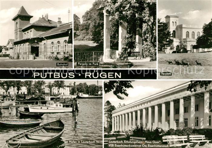 Putbus Ruegen Tierpark Bahnhof Hafen