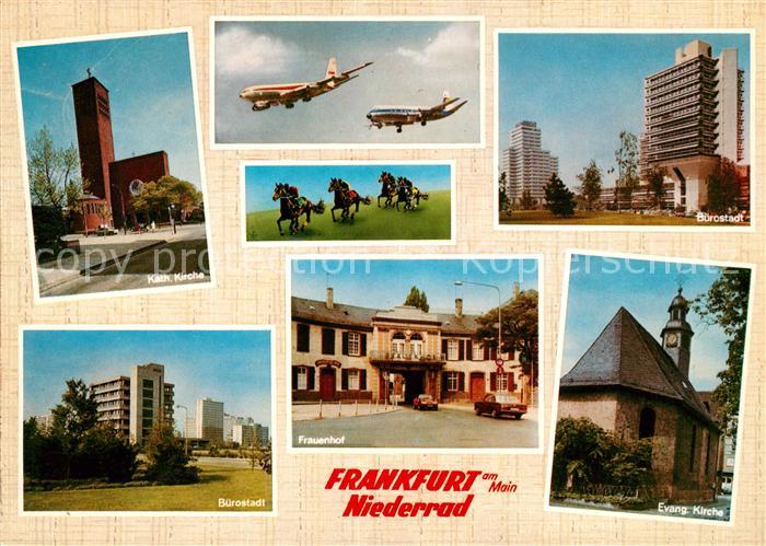 Frankfurt Main Katholische Kirche Evangelische Kirche Frauenhof