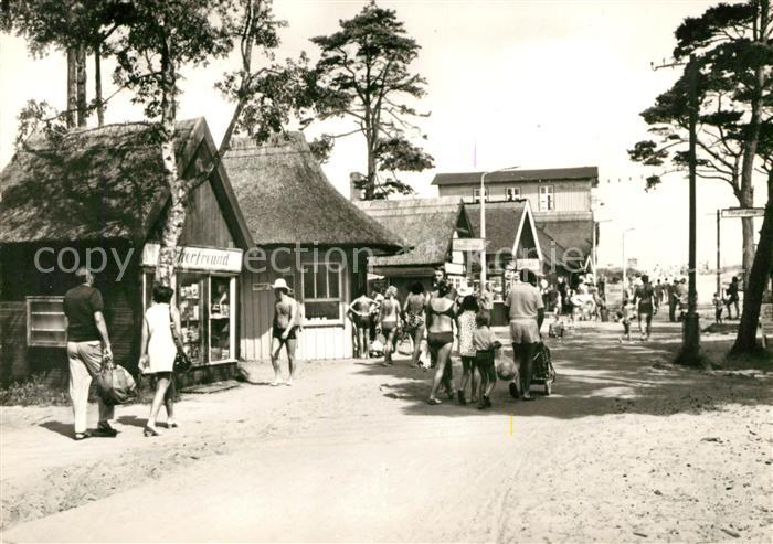 Prerow Ostseebad Weg zum Strand