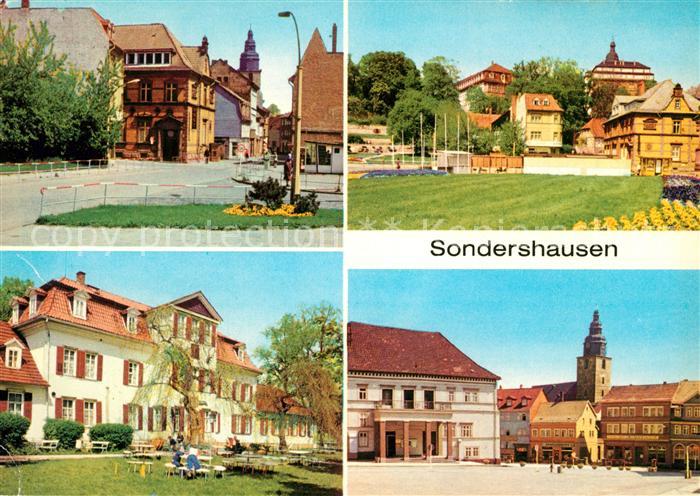 Sondershausen Thueringen Wilhelm Pieck Strasse Rathaus Gaststaette Zum Possen