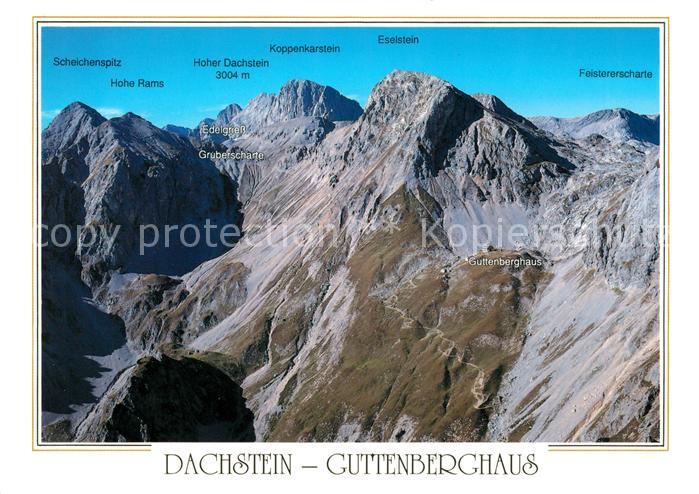 Dachstein Steiermark Guttenberghaus Feistererscharte Eselstein