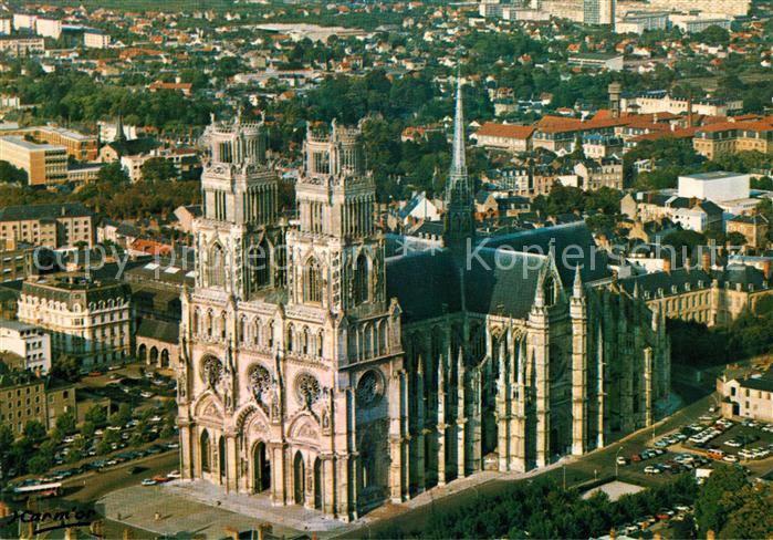 Orleans Loiret Fliegeraufnahme Cathedrale Sainte Croix