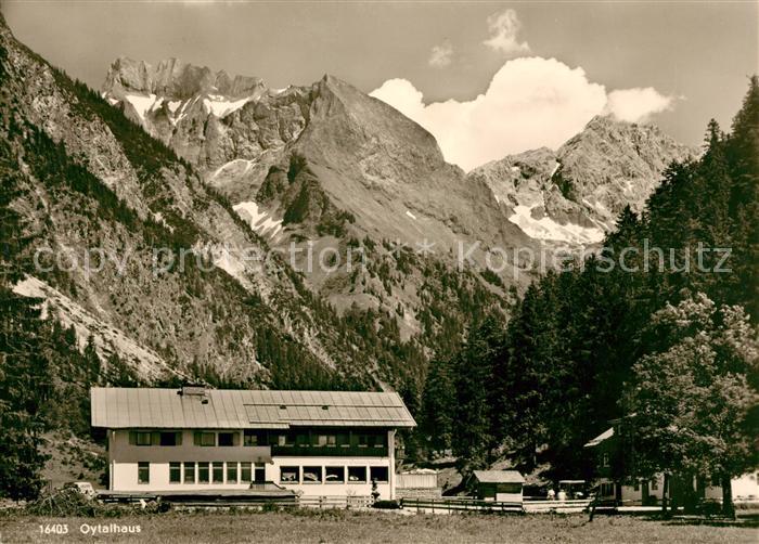 Oberstdorf Gaststaette Oytalhaus Schneck Gr. Wilde