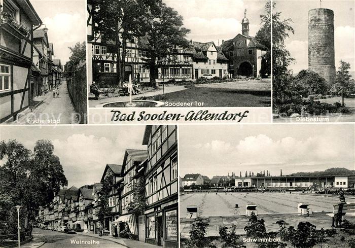 Bad Sooden-Allendorf Soodener Tor Diebesturm Fischerstad
