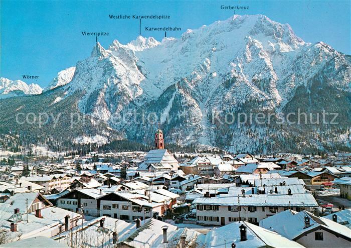 Mittenwald Karwendel Tirol Woerner Viererspitze Gerberkreuz