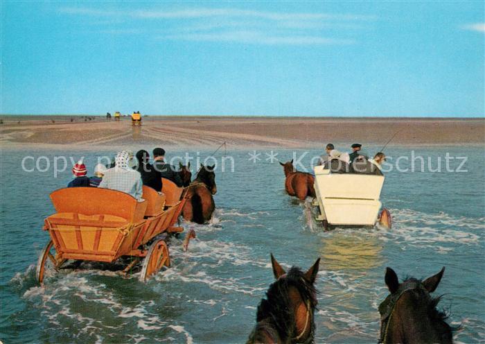 Duhnen Nordsee Wattwagen Priel