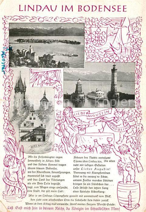 Lindau Bodensee Lindau-Lied von Oskar Sauer Altes Rathaus