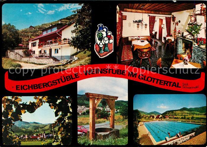 Glottertal Eichbergstueble Weinstube Freibad