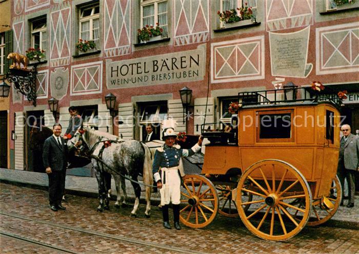 Freiburg Breisgau Hotel Baeren Wein- und Biersturbe Postkutsche