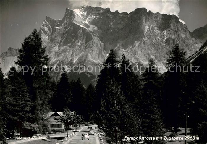 Zugspitze mit Fernpassstrasse