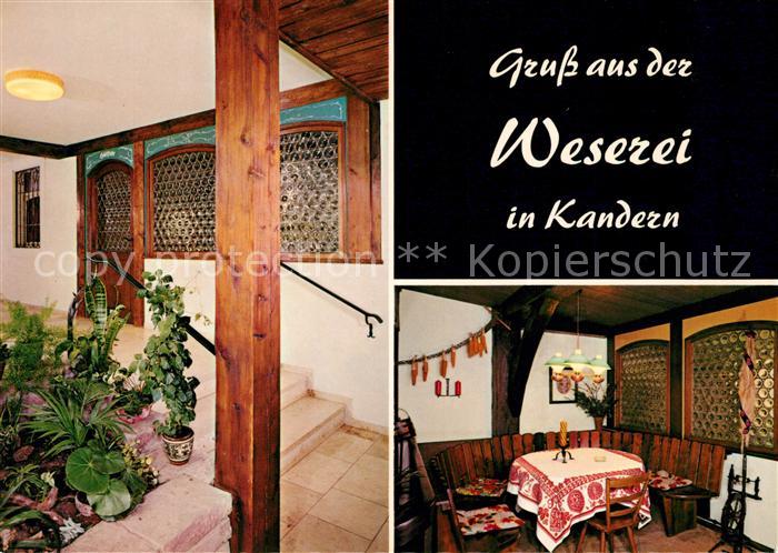 Kandern Gasthaus zur Weserei