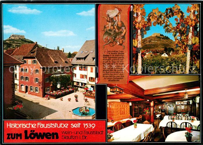 Staufen Breisgau Fauststube zum Loewen