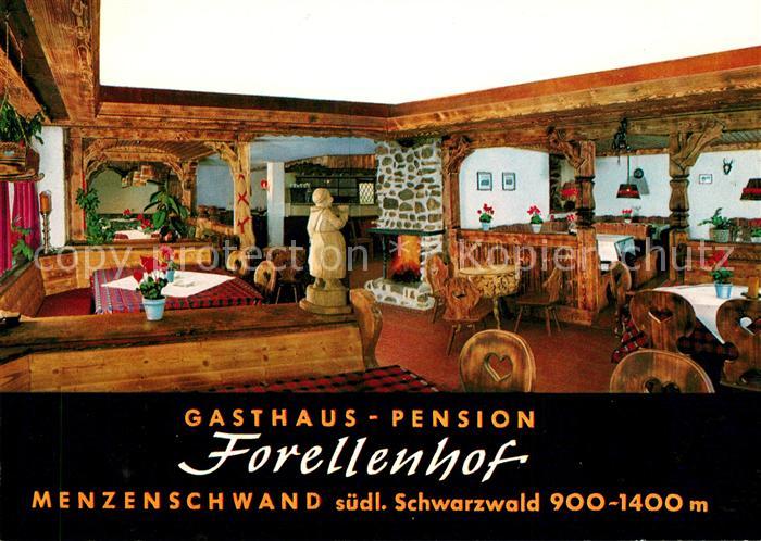 Menzenschwand Gasthaus Pension Forellenhof