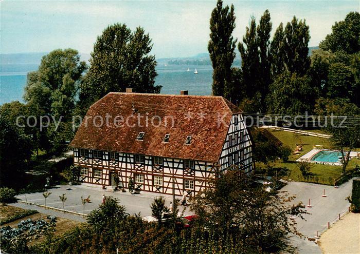 Seefelden Uhldingen-Muehlhofen Gasthaus Fischerhaus Fachwerk Pool Bodensee