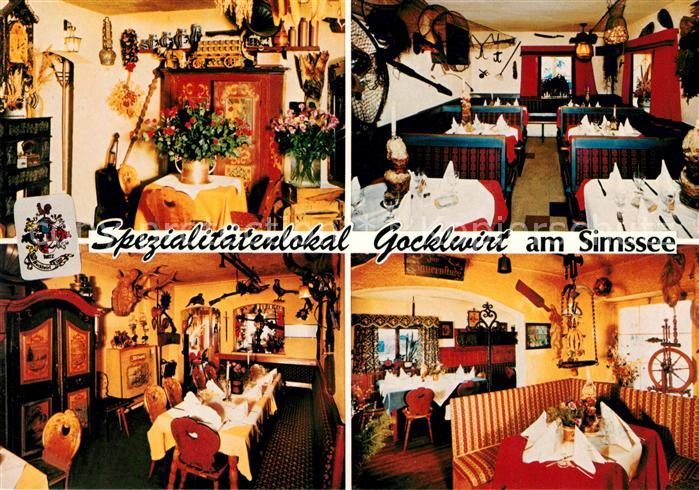 Stephanskirchen Simssee Spezialitaetenrestaurant Gocklwirt