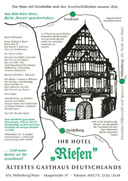 Miltenberg Main Hotel Riesen
